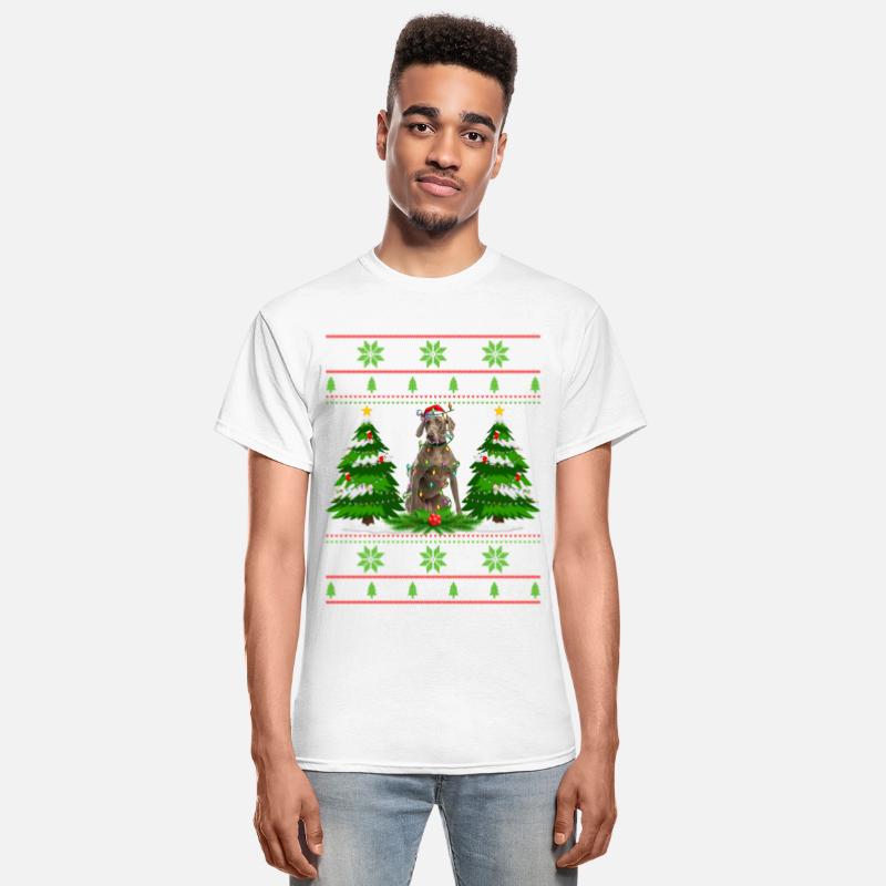 Weimaraner Dog Christmas Tree Lights