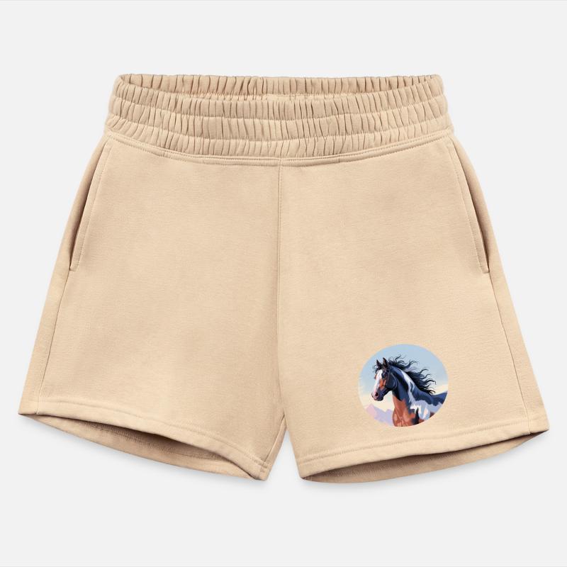 Wild Mustang in Mountain Landscape