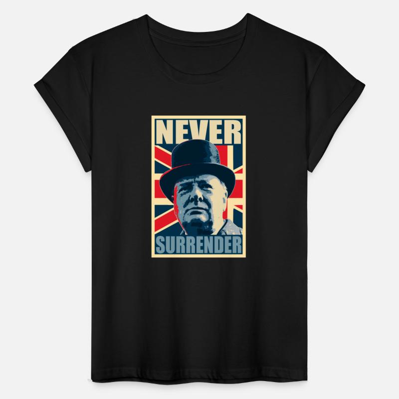 Winston Churchill Never Surrender Propaganda