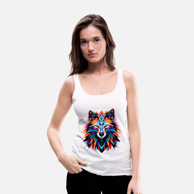 wolf Electric Echoes: Tribal Beasts Awaken in Neon