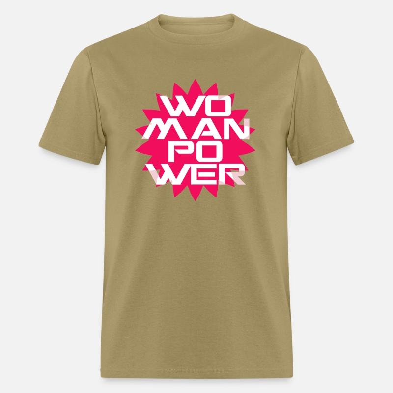 WOMAN POWER GREAT aesthetic green
