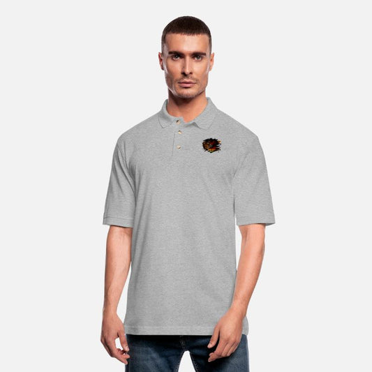 Zimbabwe Lion Flag Paint Splatter